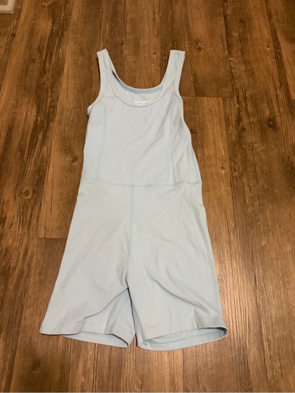 SET Active Light Blue Bodysuit M